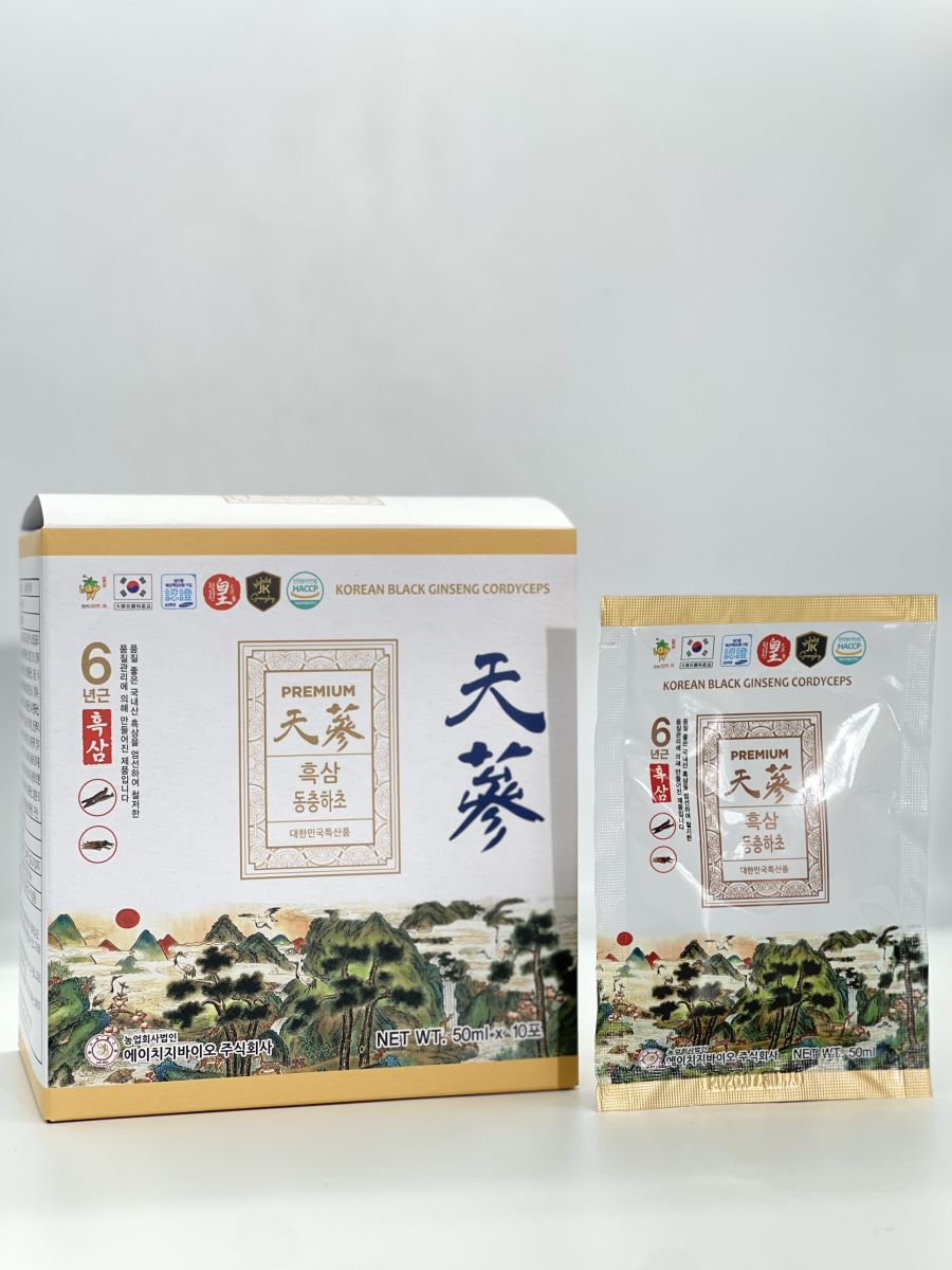 Nước Hắc Sâm Đông Trùng Hạ Thảo 20 Gói